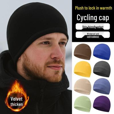 Fleece-Lined Windproof Cycling Hat with Ear Protection