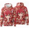 Men's hooded sweatshirt, featuring trendy prints, suitable for daily wear in spring and autumn.