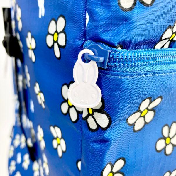 Miffy Miffy Isolierter Einkaufswagen, Blumenblau, Tragetasche, Outdoor-Kühltasche, Blau