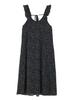 PLUNASTUDIO Flower Frill Dress - Black