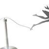 Garden Balance Stake with Girl Holding Umbrella Model Sculpture Durable Iron Swings Yard Art for Lawn Patio Garden