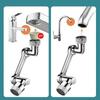1440° Rotation Extender Faucet Aerator ABS Plastic Splash Filter Kitchen Tap Washbasin Faucets Bubbler Nozzle Robotic Arm