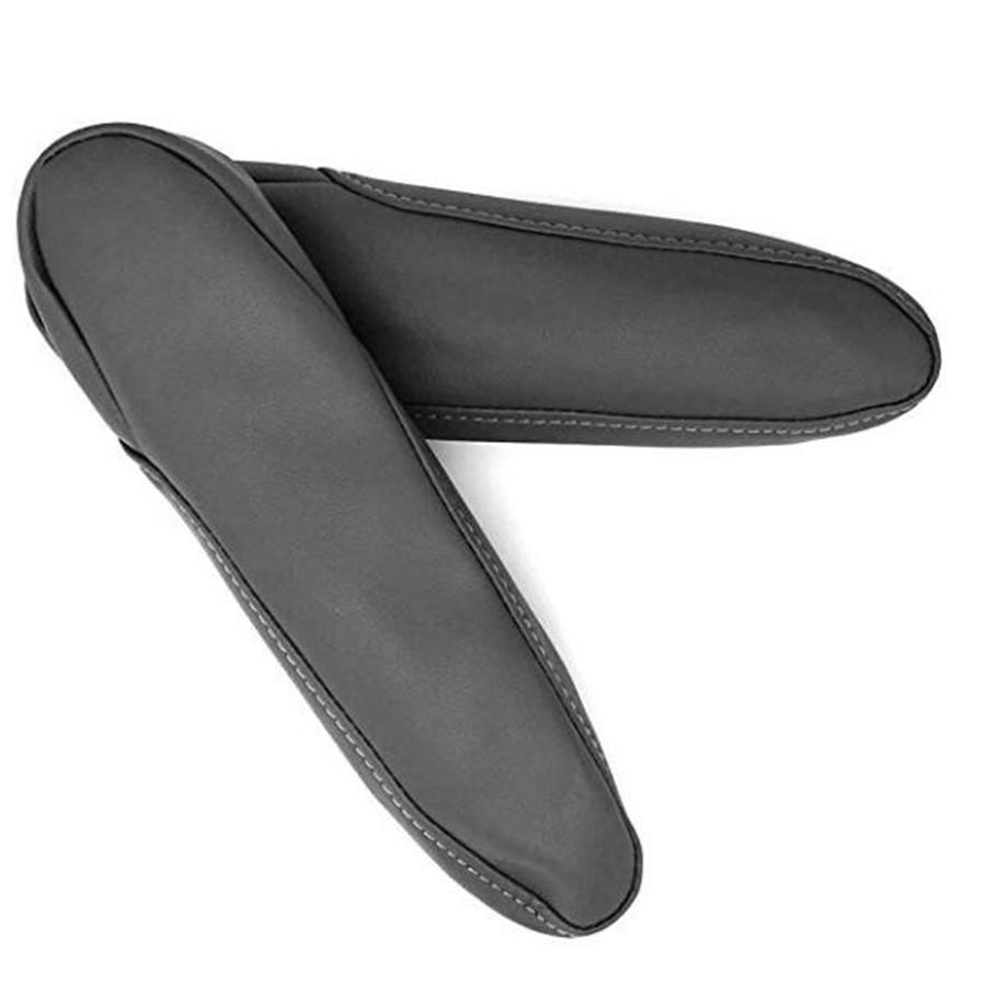 Levý a pravý šedý koženkový kryt loketní opěrky do auta pro Honda Odyssey 2005-2010