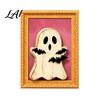 Halloween Party Supplies Pumpkin Frame Refrigerator Magnet Vintage Ghost Fridge Waterproof Magnets Whiteboard Decorative Magnet for Holiday Photo