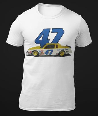 Ron Bouchard 1981 Buick Race Car Short-Sleeve 100% Cotton T-shirt Mens Tees Top