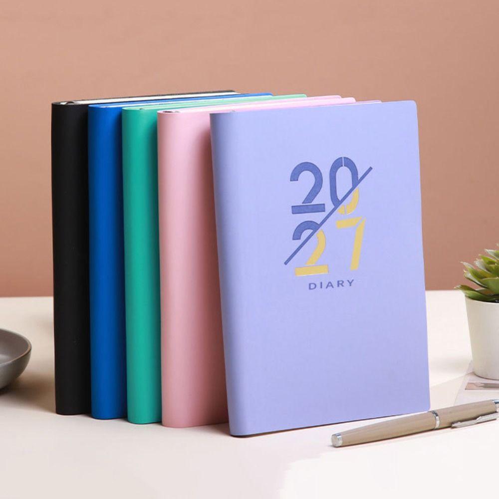12 Months 2027 Schedule Planner Notepad Wear-resistant To-do List Notebook Travel