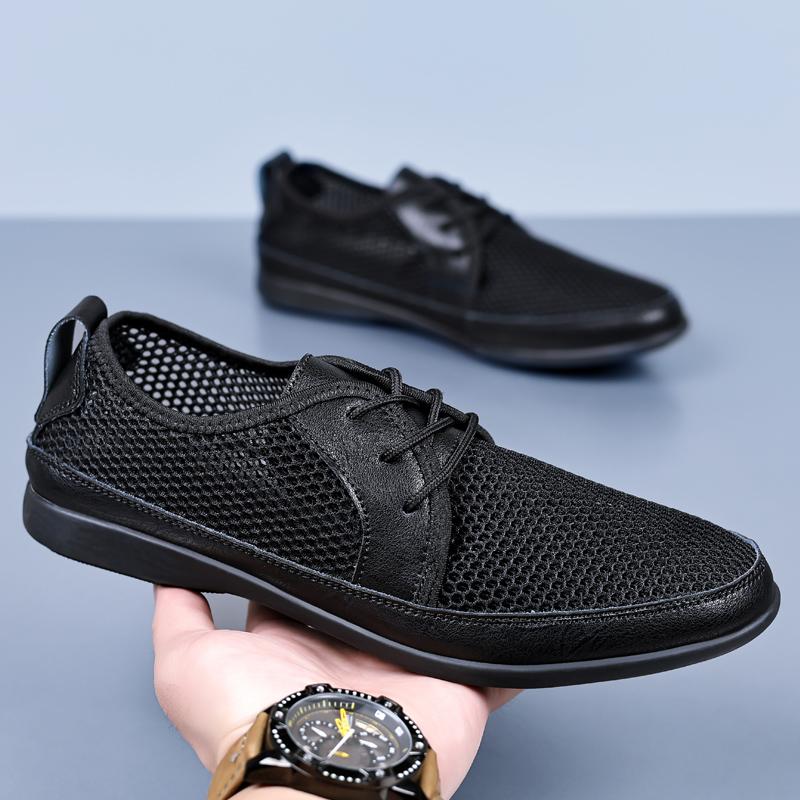 Fashion Summer Men Casual Shoes Fashion Soft Men Loafers Leisure Moccasins Slip On Men's Driving Shoes Lazy Shoe Handmade Flats Comfy