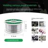 1.0mm Diameter Solder Wire 50g Weight 100g Weight Welding Wire Rosin Core Flux High-Purity Alloy Soldering Wire