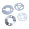 4 Pcs 25H Rear Sprocket High Strength Steel 55T4 65T4 47T3 55T3 Sprocket Set for Go Kart Motorcycle ATV Off Road