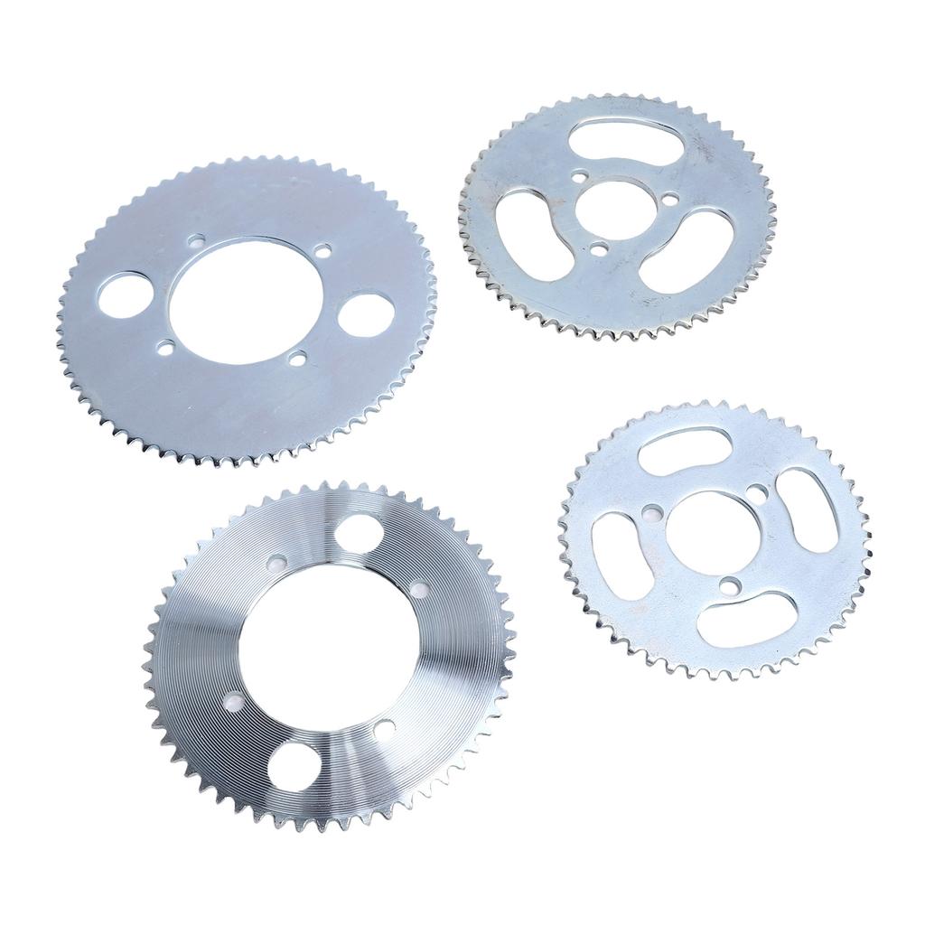 4 Pcs 25H Rear Sprocket High Strength Steel 55T4 65T4 47T3 55T3 Sprocket Set for Go Kart Motorcycle ATV Off Road