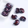 Glazed Snail Ceramic Beads Retro DIY Jewelry Making Pendant Conch Spacer Porcelain Beads  Craft