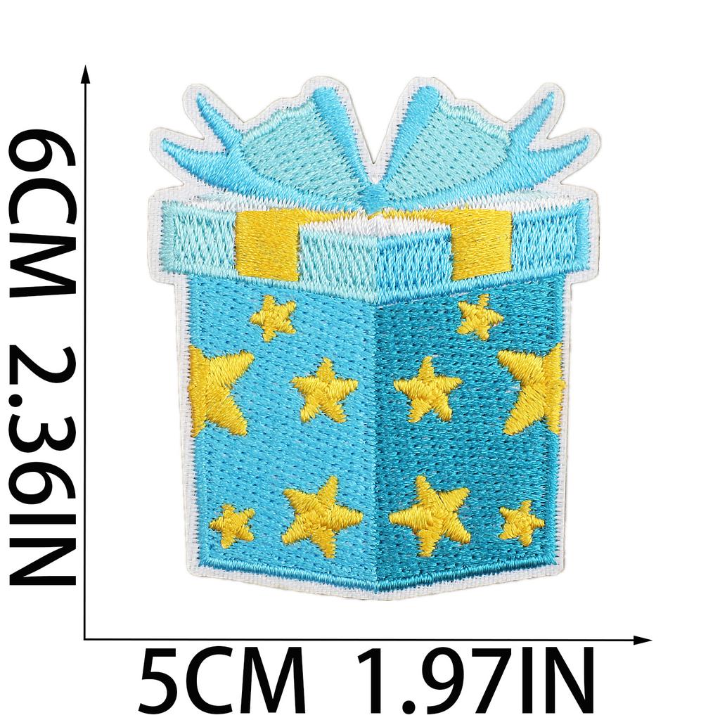 Female Treasure Toy Deer Decorative Embroidery Cloth Sticker Cartoon Bear Patch Sticker Saliva Pocket Milk Bottle Computer Embroidery Label Ironing