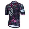 Rapha EF Cycling Jersey Short Sleeve Breathable Quick Dry Bike Shirt Men Women