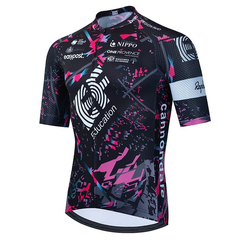 Rapha EF Cycling Jersey Short Sleeve Breathable Quick Dry Bike Shirt Men Women