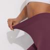 Nessaj Peach Hip Yoga Shorts Women Quick Dry V Waist Solid Color Sports Shorts Gym Fitness Push Up Shorts