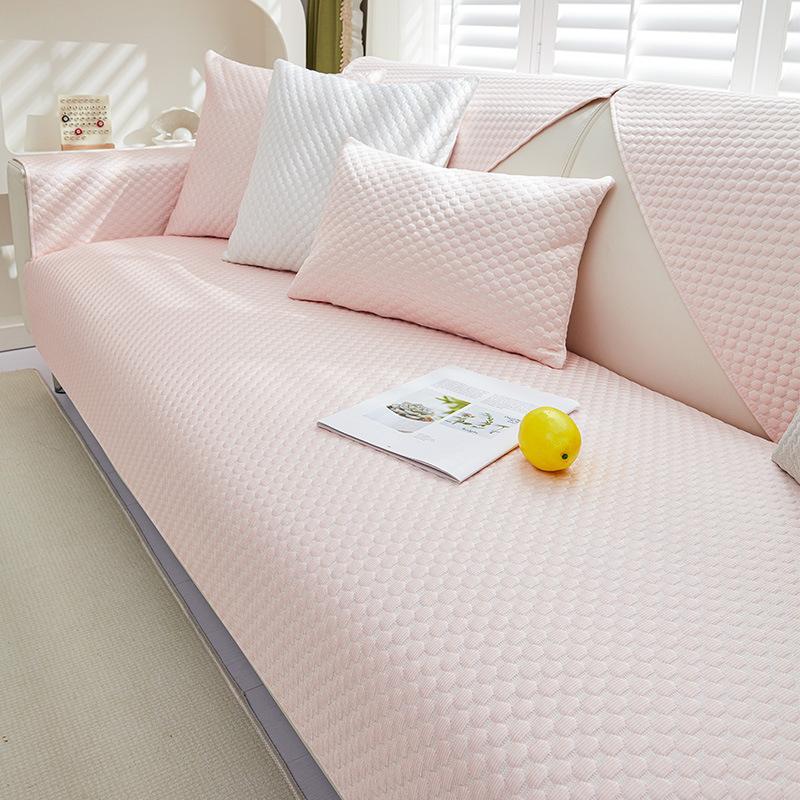 

Summer Ice Silk Sofa Cushion Non-Slip Simple Modern Mat Cushion Universal In Summer, Summer Light Luxury Leather Can Be Washed 70*70cm