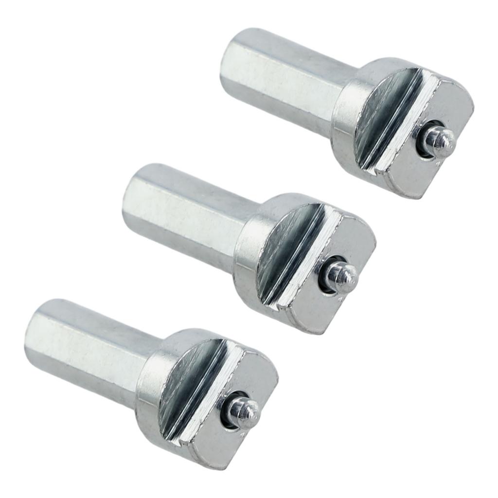 Electric Drill Adapter for Sewer Spring Pipe Cleaning Tool Galvanized Carbon Steel Connector for Dredge and Pipe Maintenance