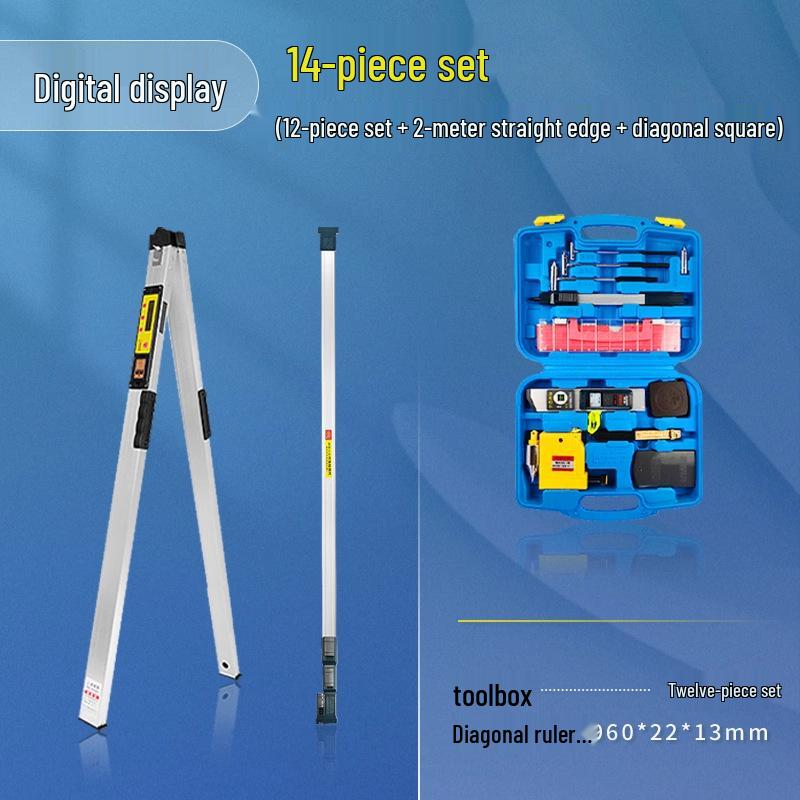 Thickened Aluminum Digital Spirit Level for Home Inspection and Construction