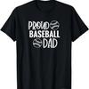 Cooles Baseballspieler Papa Shirt Geschenk, Stolzes Baseball Papa T-Shirt