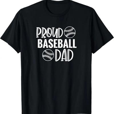 Cool Baseball Player Dad Shirt Gift, Proud Baseball Dad T-Shirt