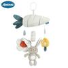 Baby Crib Mobile Rabbit Owl Hanging Toy Plush Sensory Development For Infants