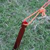5/10pcs 18cm Portable Red Aluminium Alloy Camping Hiking Tent Peg Stakes Stake Nail Triangular