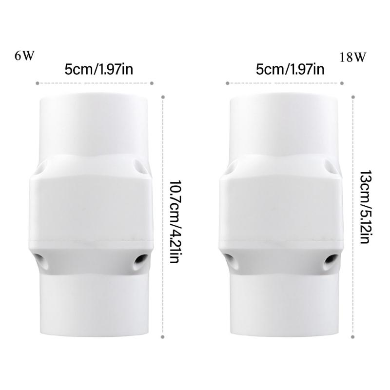 Quiet Operation Pipe Ventilation Fan Fit for Indoor Air Quality Improvement, Heating Cooling Mixing Flow Air Circulation