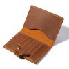 Travel Passport Cover with 6 Card Holder Minimalist Travel Essential Vegan Leather Passport Holder Card Case for Women Men