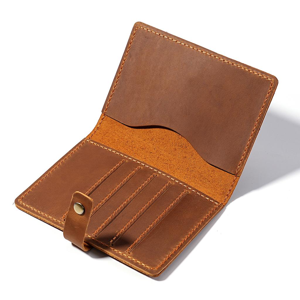 Travel Passport Cover with 6 Card Holder Minimalist Travel Essential Vegan Leather Passport Holder Card Case for Women Men