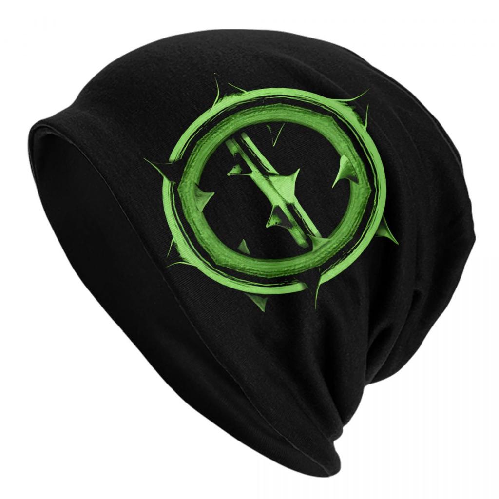 Custom Gothic T-Types O N-Negatives Classic Skullies Beanies Caps Cool Winter Warm Knitted Hats Adult Unisex Anime Bonnet Hats