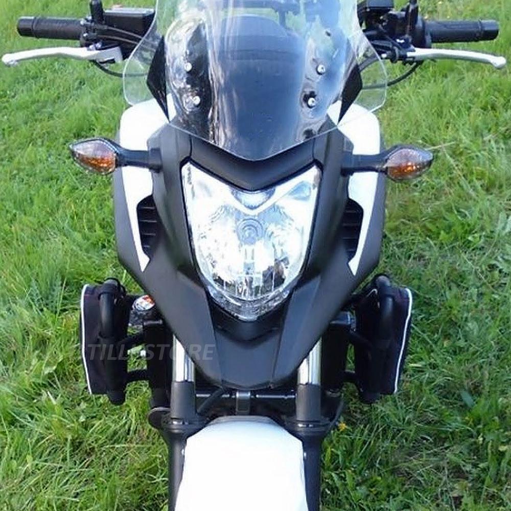 Motorcycle Toolbox Frame Crash Bar Bags Tool Placement Travel Saddle Bag FOR Honda NC700X NC700S NC750X NC750S NC 700 750 X S