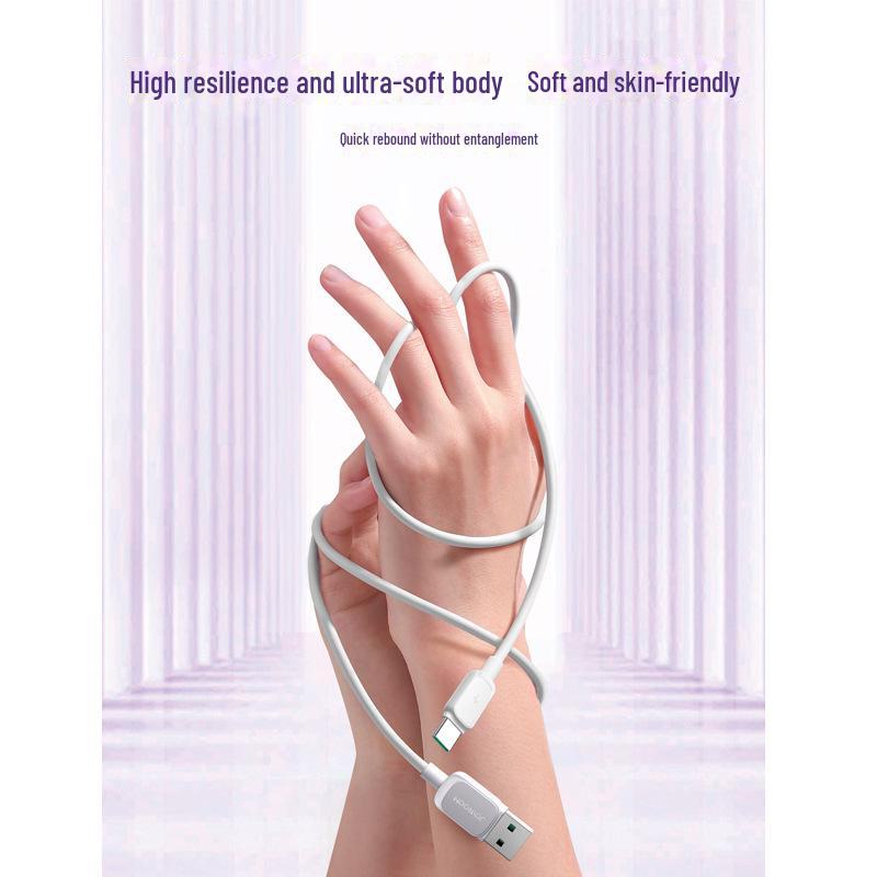 Jiletang 100W Multi-Function Fast Charging TPE PD Data Cable