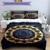 3pcs Cosmic Mandala Bedding Set, Includes 1 Comforter + 2 Pillowcases, Without Pillow Inserts, Soft Comfortable, Lightweight Breathable024