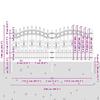 Garden Fence KAMPEN 240 X 140 Cm Mesh Powder Coated Steel