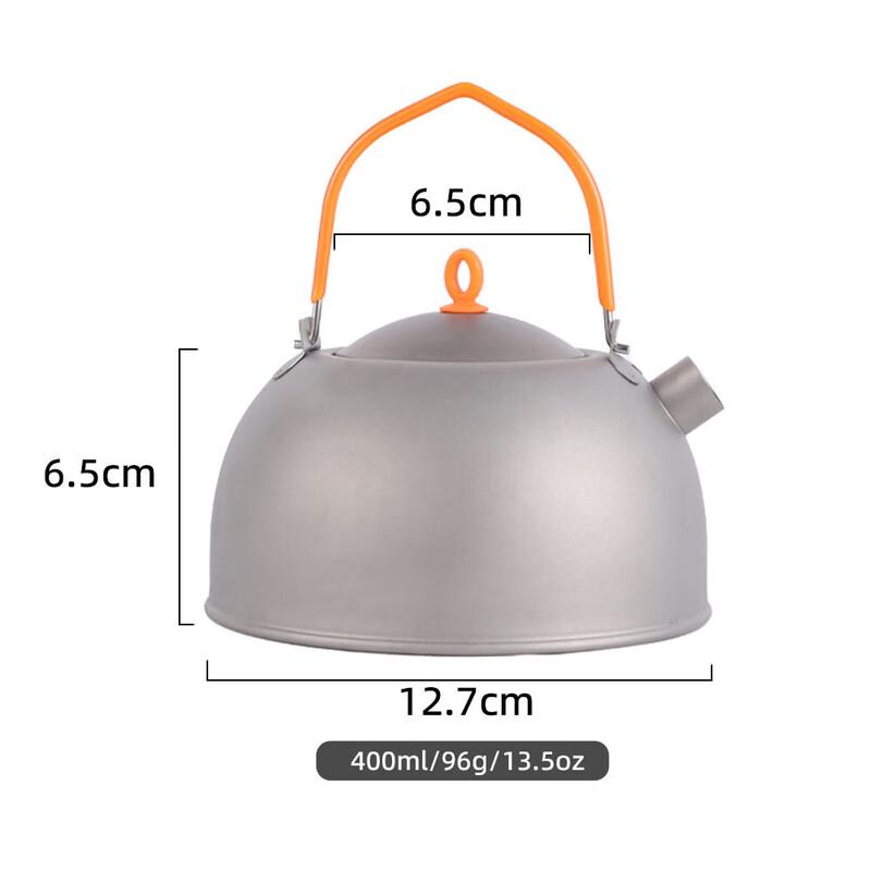 ZHOUYUEHENGSHENG Pure Titanium Camping Tea Set