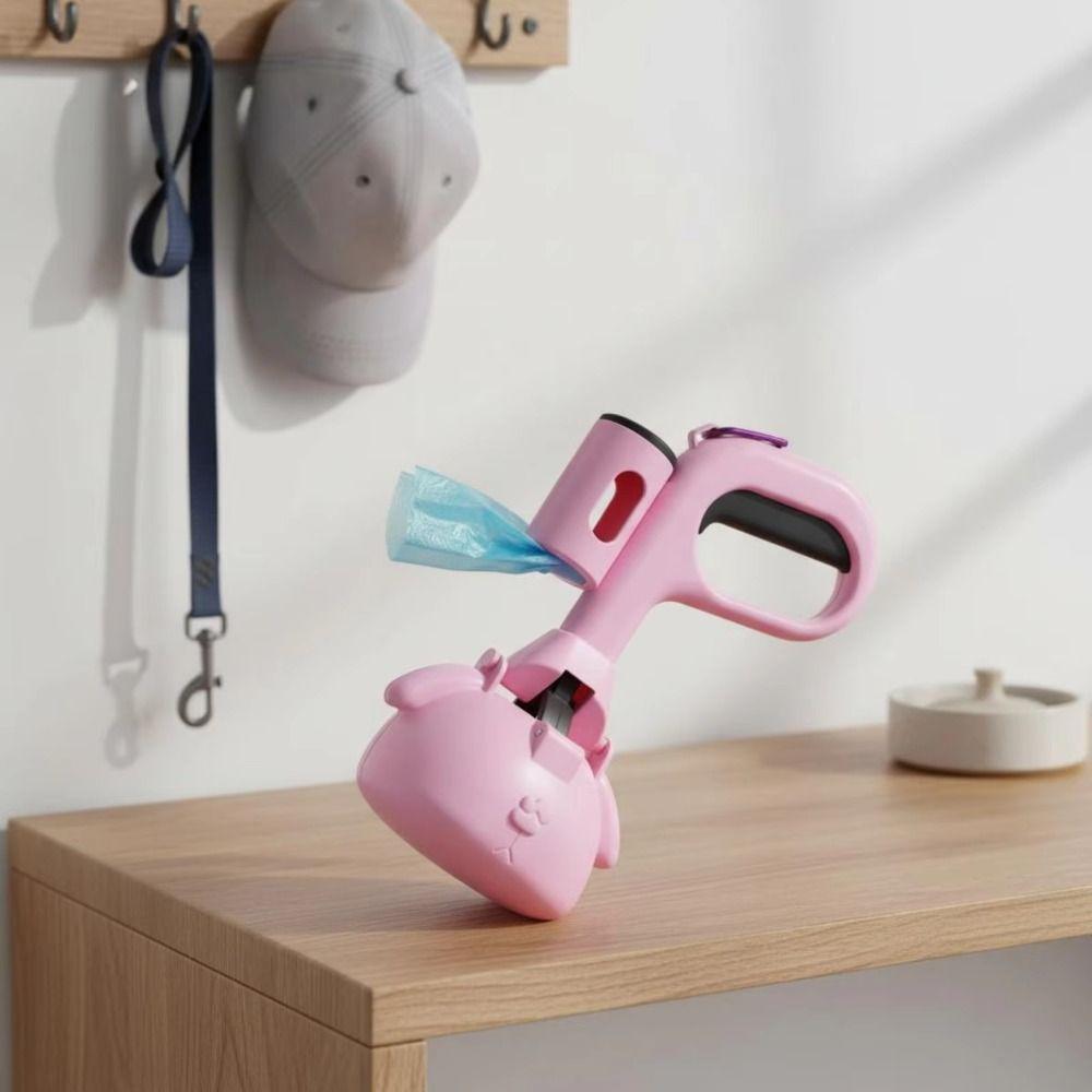 Portable Dog Poop Scooper Leak-Proof Dog Shit Picker Handheld Pet Waste Disposal Tool Easy Cleanup