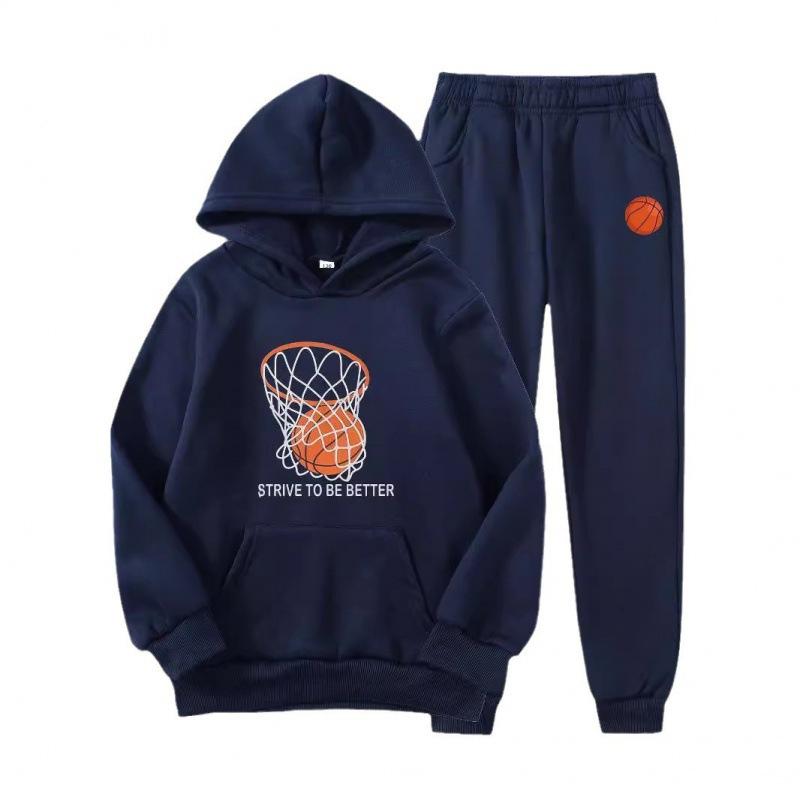 Couple's outfit solid color printed hoodie sports loose hoodie can be used as a logo, European and American casual sweatshirt