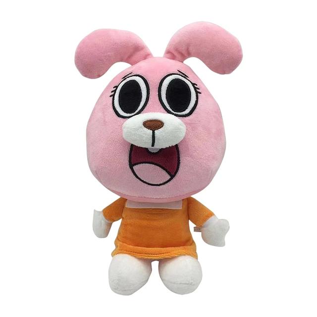 25CM Süßes Katze Hase Plüschtier Geburtstagsgeschenk Geschenke Für Kinder KinderCartoon Erstaunliche Welt Gumball Darwin Anais Plüschpuppe