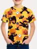 Halloween Boy's T-Shirt Pumpkin Pattern Summer Short Sleeve Loose Fashion 3D Print Children Top Holiday 3-10y Gift Party T-Shirt
