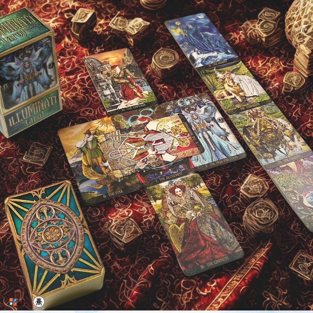 I.I.J Illuminati Tarot 78-card deck, Waite edition, Tarot reading, with Japanese instruction manual, authentic product