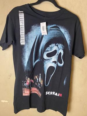 SCREAM film Imprimare mare Negru Grafică HQ Tricou Spencer's Tee-Nou cu Etichetă Unisex