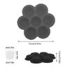 Ice Block Tray 7-Cavity Silicone Freezer Ice Block Mold Drinks Making Easy-Release Tool Non-Sticky Food Container for Home