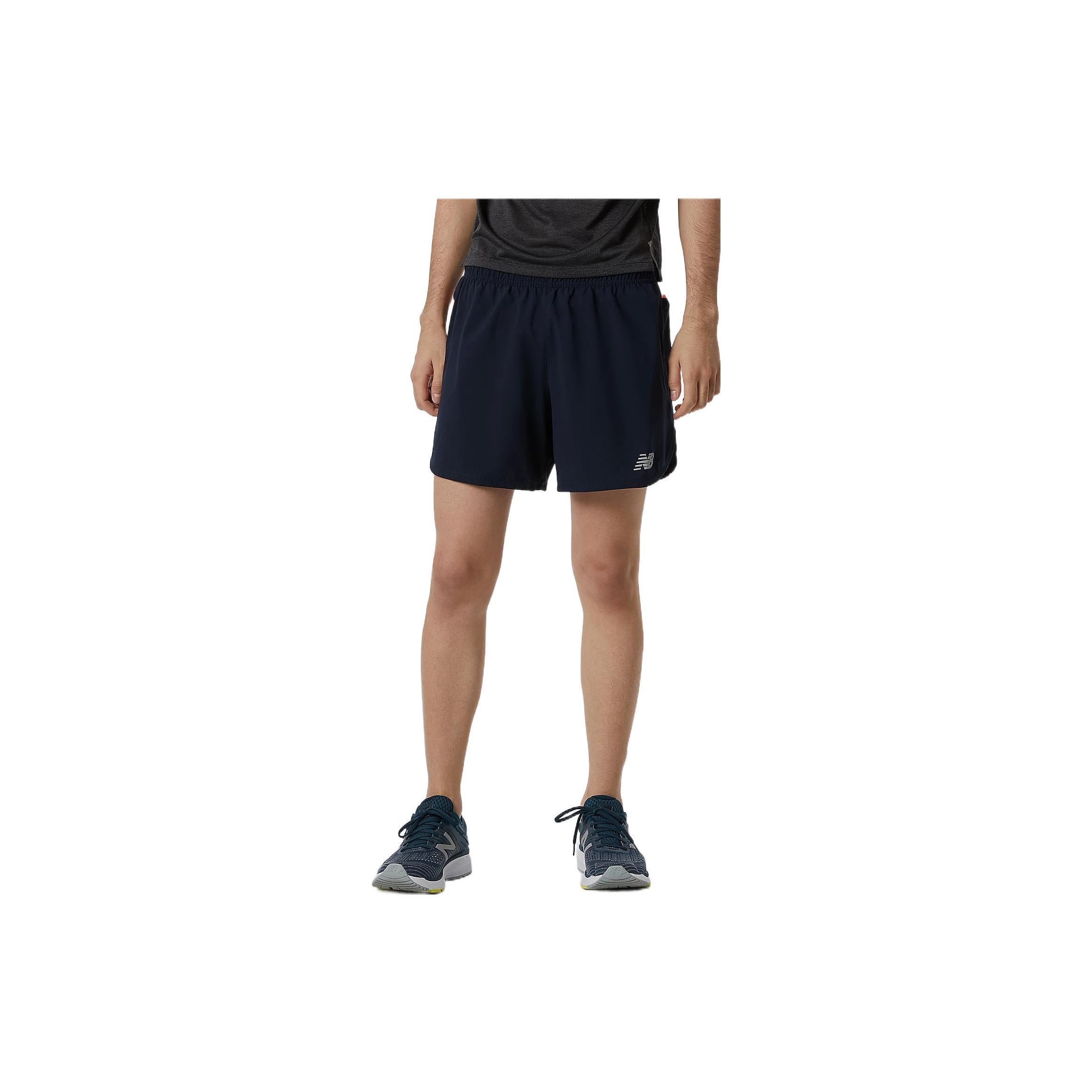 New Balance Графичные спортивные шорты Мужские Черные Средние MS21278-ECL S