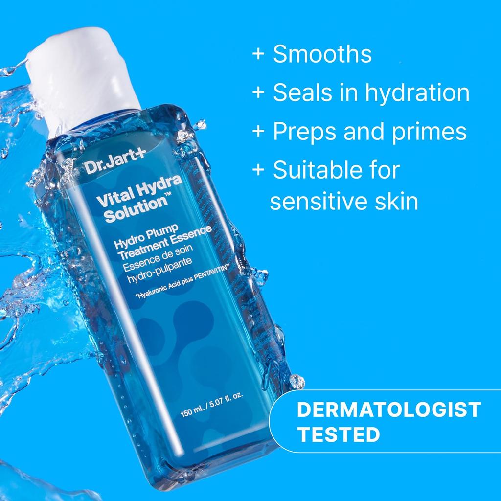 Dr.Jart+ Vital Hydra Solution Hydro Plump Water Cream – Deep Hydration with Hyaluronic Acid & Pentavitin, Korean