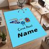 Cruz Azul (1) Personalized name Office Carpet Stylish Decor for Living Room Bedroom Kitchen