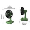 Xiaomi Retro Rechargeable Table Fan 3 Speeds Adjustable 45° Head Tilt Metal Brushless Desk Fan for Home Bedrooms Dorm Rooms or Office