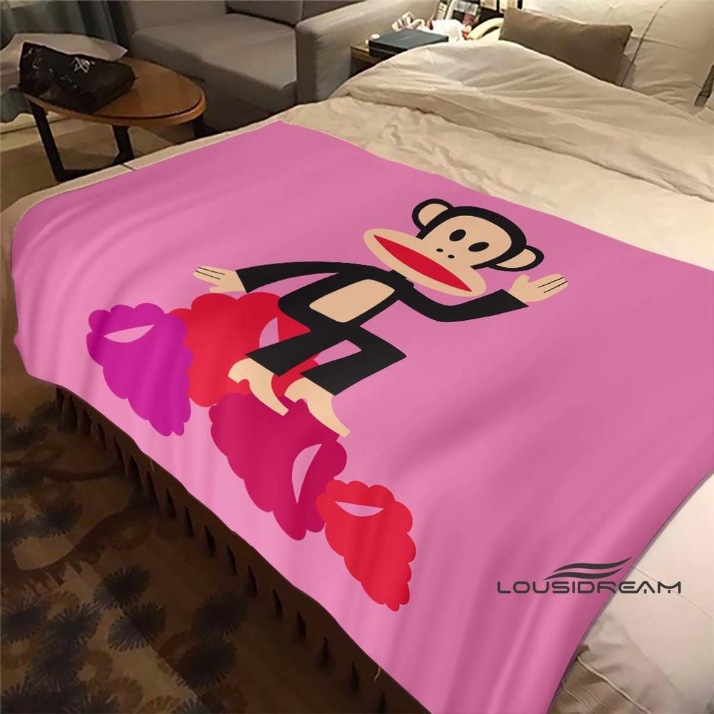 Customizable Cartoon Cute 3D Printing P-PaulF- Frank Flannel Blanket Sofa Home Warm Soft Blanket Four Seasons Portable Gift Blan