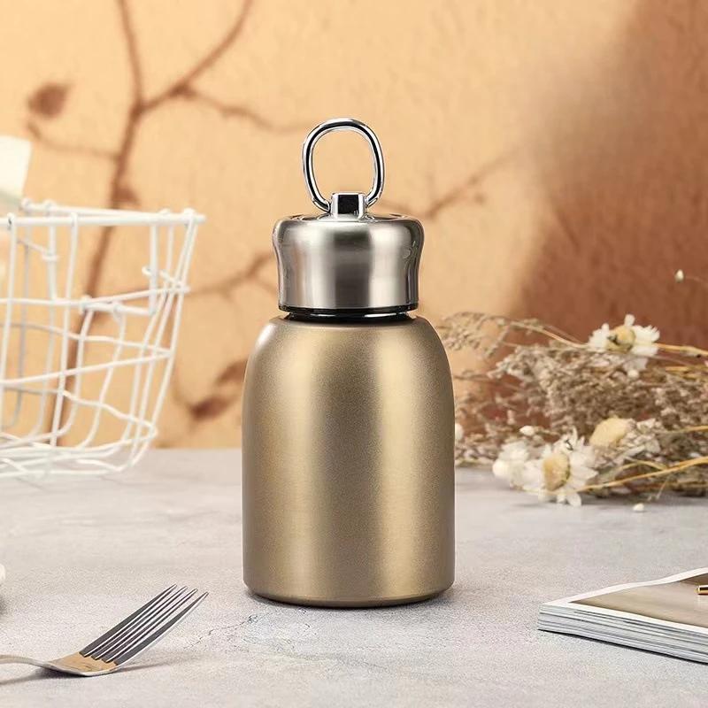 Fashion Iced Coffee Cup Heat Preservation Big Belly Cup Mini Espresso Cups Good Looks Drinkware Stainless Steel Simple Tea Bar