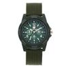 Gemius Army Sports Watch Woven Strap Stainless Steel Buckle Daily Use Man Gift