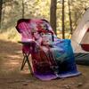 Harley Quinn Theme Printed Blanket - Perfect for Couch, Bed, Travel & Outdoor Use | Machine Washable, Cozy & Durable.